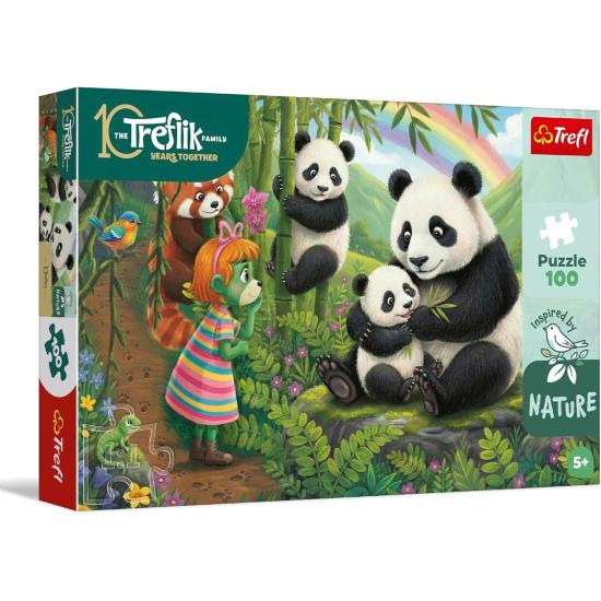 Puzzle Trefl Pandas XXL de 100 Piezas