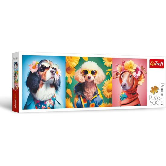 Puzzle Trefl Panorama Semana de la Moda Perruna de 500 Pzs Puzzle Trefl Panorama Semana de la Moda Perruna de 500 Pzs