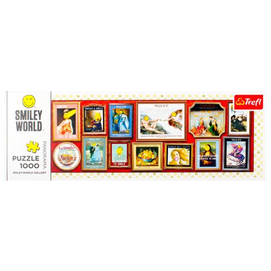Puzzle Trefl Panorama SmileyWorld Galería 1000 P Puzzle Trefl Panorama SmileyWorld Galería 1000 P
