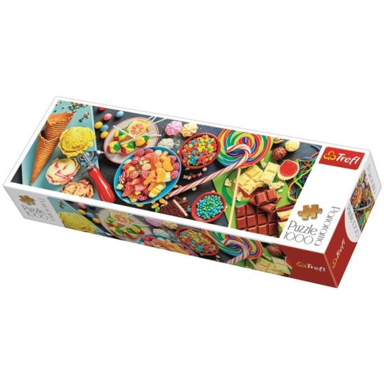 Puzzle Trefl Panorámica Dulces Delicias de 1000 Piezas Puzzle Trefl Panorámica Dulces Delicias de 1000 Piezas