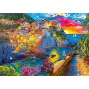Puzzle Trefl Paseo al Atardecer por Cinque Terre de 1000 Piezas