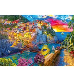 Puzzle Trefl Paseo al Atardecer por Cinque Terre de 1000 Piezas