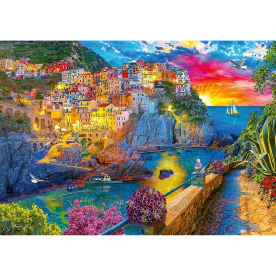 Puzzle Trefl Paseo al Atardecer por Cinque Terre de 1000 Piezas