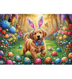 Puzzle Trefl Perrito de Pascua de 500 Piezas