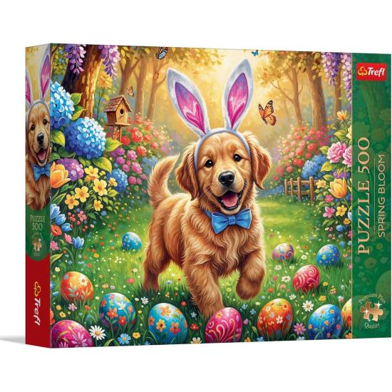 Puzzle Trefl Perrito de Pascua de 500 Piezas