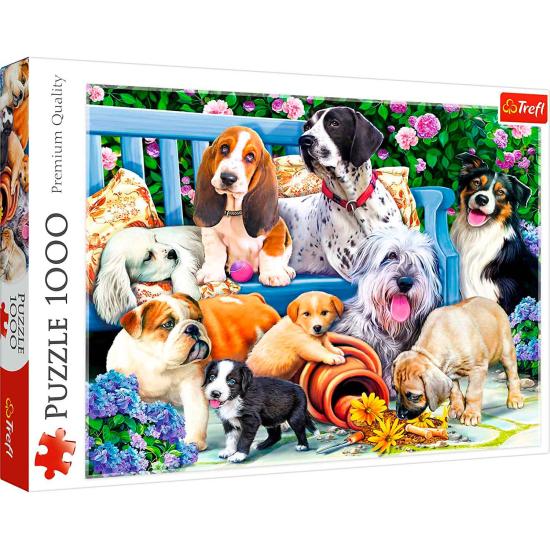 Puzzle Trefl Perros en el Jardín de 1000 Piezas Puzzle Trefl Perros en el Jardín de 1000 Piezas