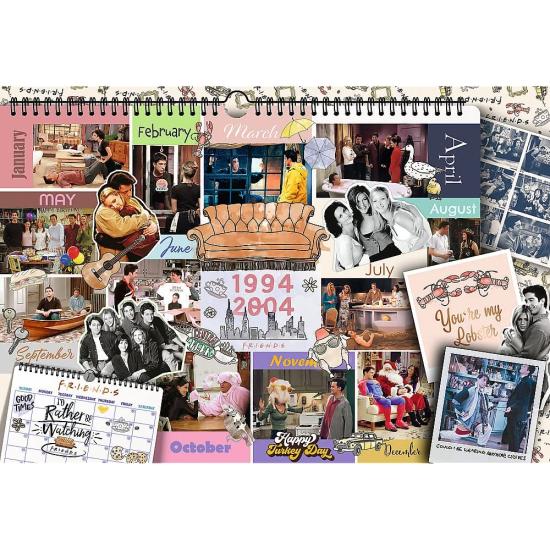 Puzzle Trefl Página del Calendario Friends de 1500 Piezas