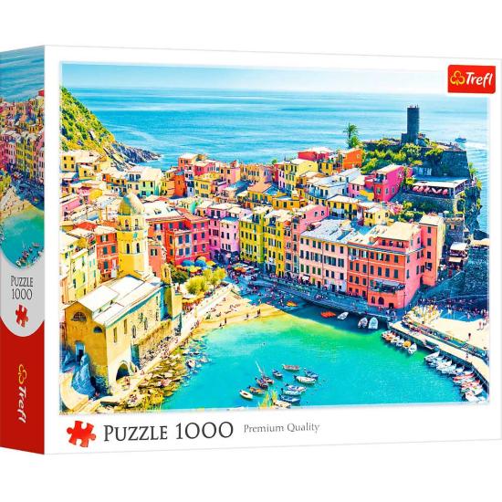 Puzzle Trefl Pintoresca Ciudad De Vernazza, Italia de 1000 Pieza