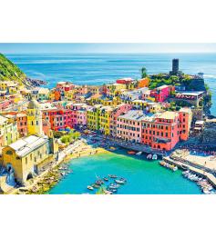 Puzzle Trefl Pintoresca Ciudad De Vernazza, Italia de 1000 Pieza