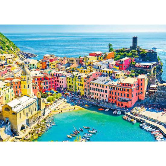 Puzzle Trefl Pintoresca Ciudad De Vernazza, Italia de 1000 Pieza