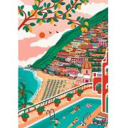 Puzzle Trefl Positano, Italia de 1000 Piezas