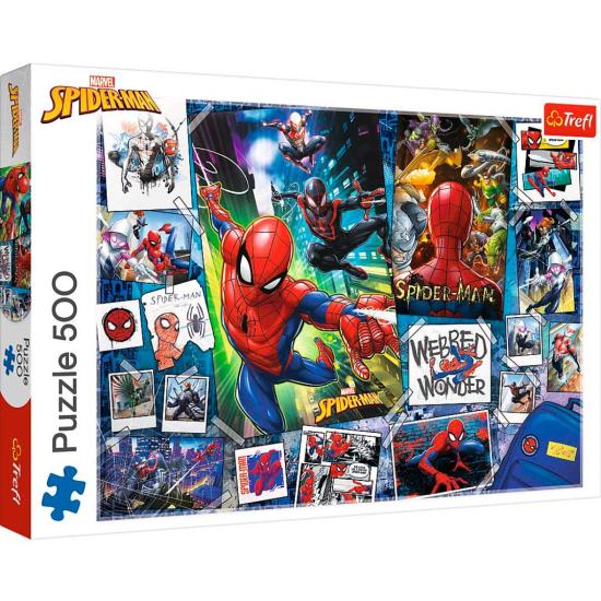 Puzzle Trefl Posters de Spiderman de 500 Piezas