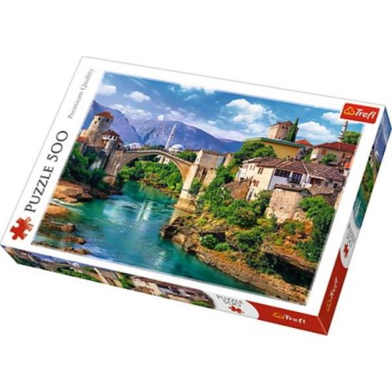 Puzzle Trefl Puente Viejo en Mostar, Bosnia de 500 Pzs Puzzle Trefl Puente Viejo en Mostar, Bosnia de 500 Pzs