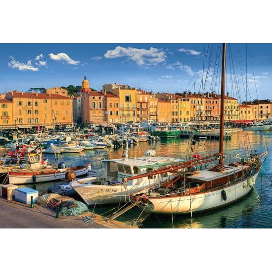 Puzzle Trefl Puerto Viejo de Saint Tropez de 1500 Piezas