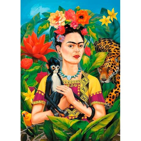 Puzzle Trefl Retrato En La Jungla de 1000 Piezas