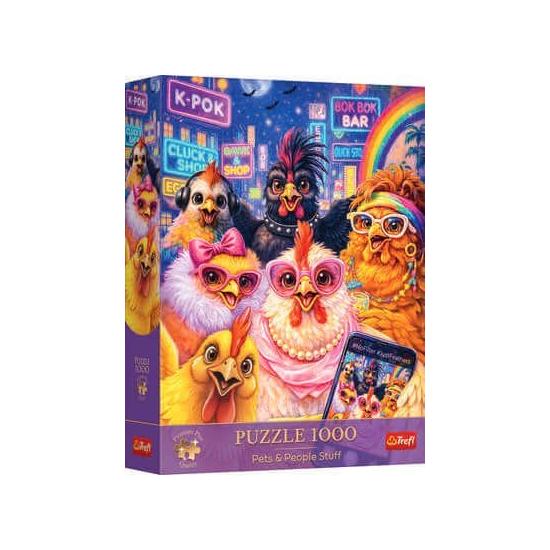 Puzzle Trefl Selfie De Gallinas de 1000 Piezas