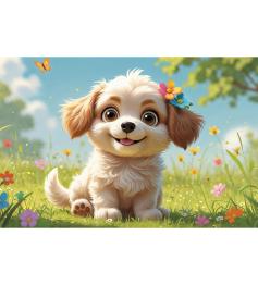 Puzzle Trefl Ser un Cachorro XXL de 60 Piezas