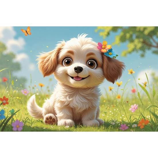 Puzzle Trefl Ser un Cachorro XXL de 60 Piezas