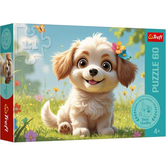Puzzle Trefl Ser un Cachorro XXL de 60 Piezas