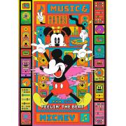 Puzzle Trefl Sintiendo El Ritmo Con Mickey Mouse de 1000 Pzs