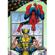 Puzzle Trefl SpiderMan y Lobezno Navideños de 1000 Pzs
