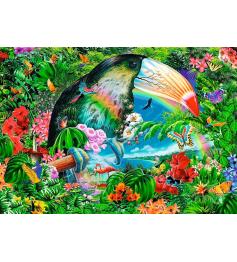 Puzzle Trefl Spiral Animales Tropicales de 1000 Piezas