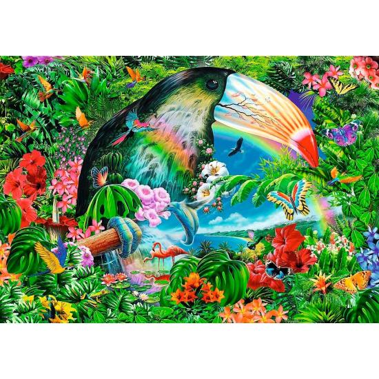 Puzzle Trefl Spiral Animales Tropicales de 1000 Piezas Puzzle Trefl Spiral Animales Tropicales de 1000 Piezas