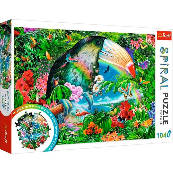 Puzzle Trefl Spiral Animales Tropicales de 1000 Piezas Puzzle Trefl Spiral Animales Tropicales de 1000 Piezas