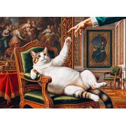 Puzzle Trefl Su Majestad Peludita de 500 Piezas