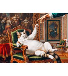 Puzzle Trefl Su Majestad Peludita de 500 Piezas