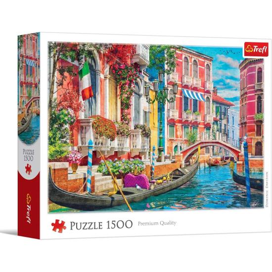 Puzzle Trefl Tarde de Verano en Venecia de 1500 Piezas