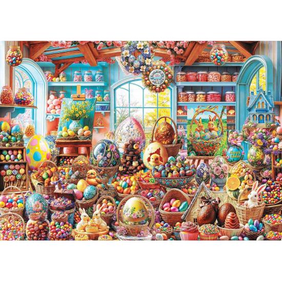 Puzzle Trefl Tienda de Dulces de Pascua de 500 Piezas