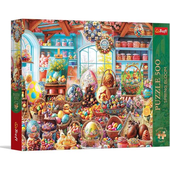 Puzzle Trefl Tienda de Dulces de Pascua de 500 Piezas