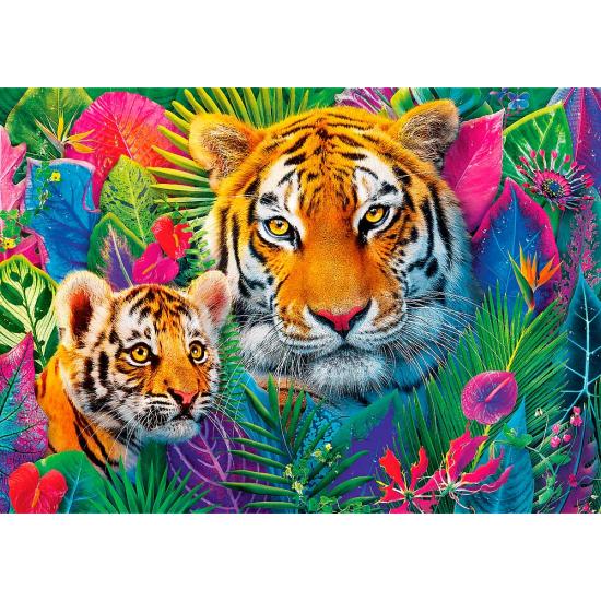 Puzzle Trefl Tigres En La Jungla de 500 Piezas