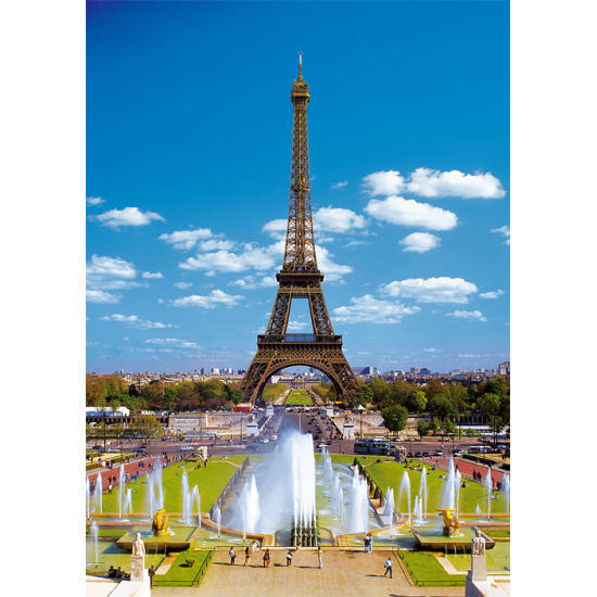 Puzzle Trefl Torre Eiffel, Campos Eliseos de Paris de 2000 Piez Puzzle Trefl Torre Eiffel, Campos Eliseos de Paris de 2000 Piez