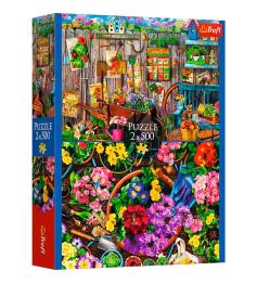Puzzle Trefl Trabajando en el Jardín de 2x500 Piezas