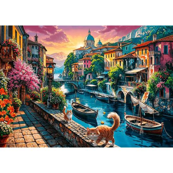 Puzzle Trefl Vacaciones En Italia de 1000 Piezas