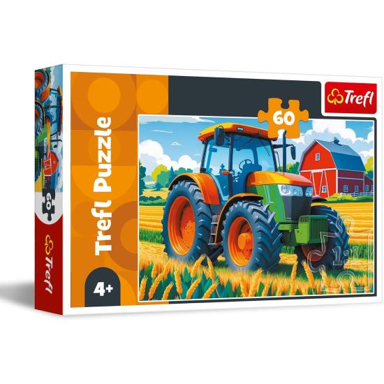 Puzzle Trefl Vehículo del Granjero XXL de 60 Piezas