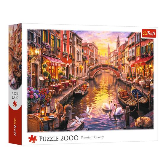 Puzzle Trefl Venecia Romántica de 2000 Piezas