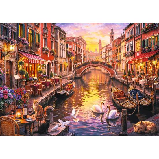 Puzzle Trefl Venecia Romántica de 2000 Piezas