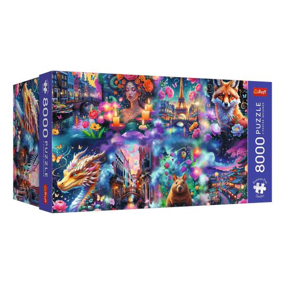 Puzzle Trefl Mundo Colorido de 8000 Pzs
