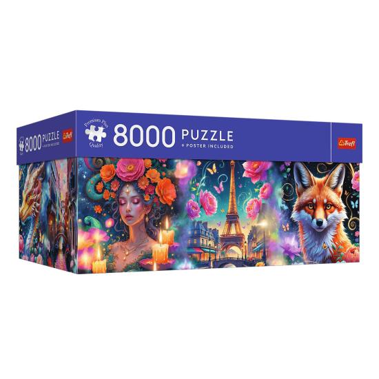 Puzzle Trefl Mundo Colorido de 8000 Pzs