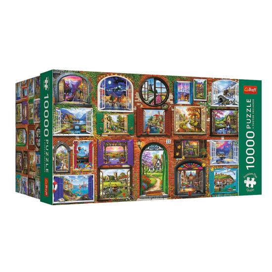 Puzzle Trefl Ventanas a las Estaciones de 10000 Piezas
