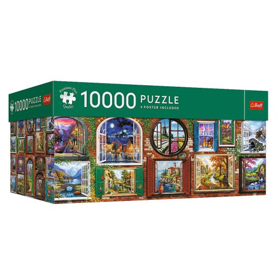 Puzzle Trefl Ventanas a las Estaciones de 10000 Piezas