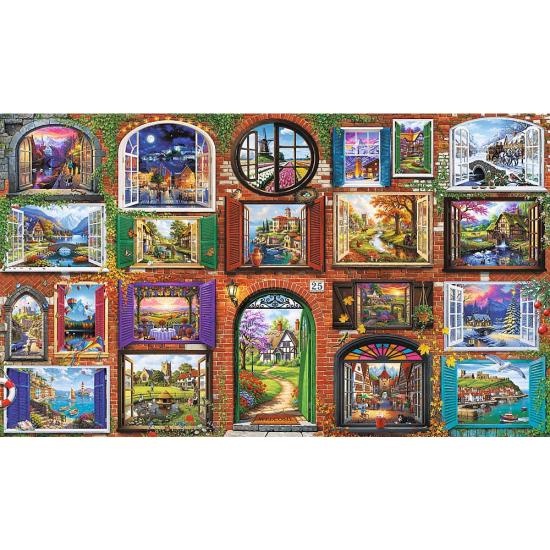 Puzzle Trefl Ventanas a las Estaciones de 10000 Piezas