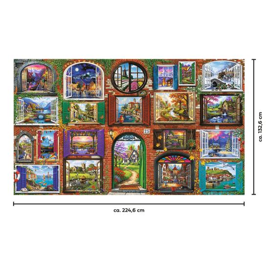 Puzzle Trefl Ventanas a las Estaciones de 10000 Piezas