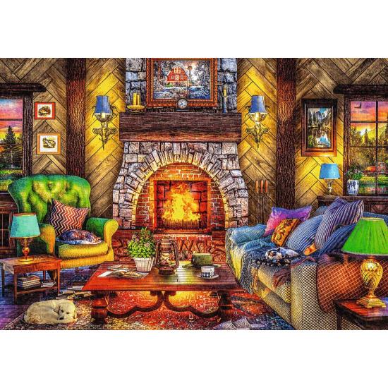 Puzzle Trefl Viaje A La Montaña de 2x500 Piezas