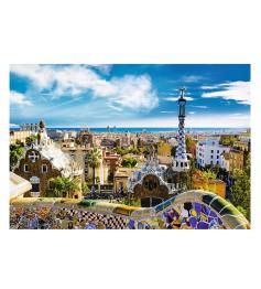 Puzzle Trefl Vista de Barcelona Desde el Parque Güel 1500 Pieza