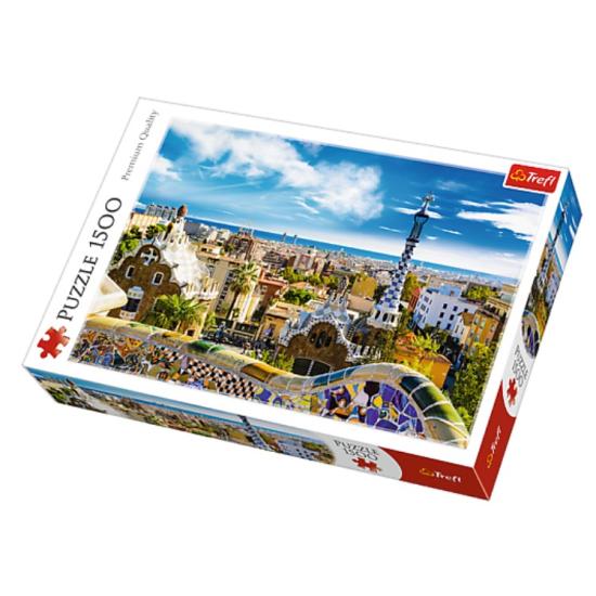 Puzzle Trefl Vista de Barcelona Desde el Parque Güel 1500 Pieza Puzzle Trefl Vista de Barcelona Desde el Parque Güel 1500 Pieza