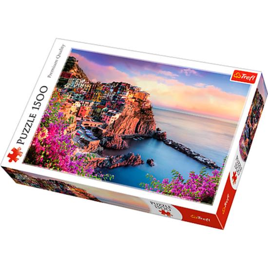 Puzzle Trefl Vista de Manarola de 1500 Piezas Puzzle Trefl Vista de Manarola de 1500 Piezas